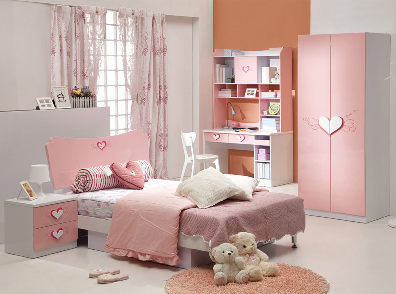 archaic-pink-kids-bedroom-ideas-displaying-beautiful-pink-florals-rod-pocket-bedroom-curtain-and-study-desk-with-hutch-which-has-storage-shelves-near-wardrobe.jpg
