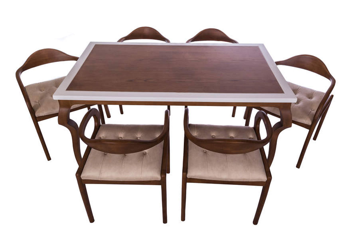 میز و صندلی ناهارخوری مدل درنا